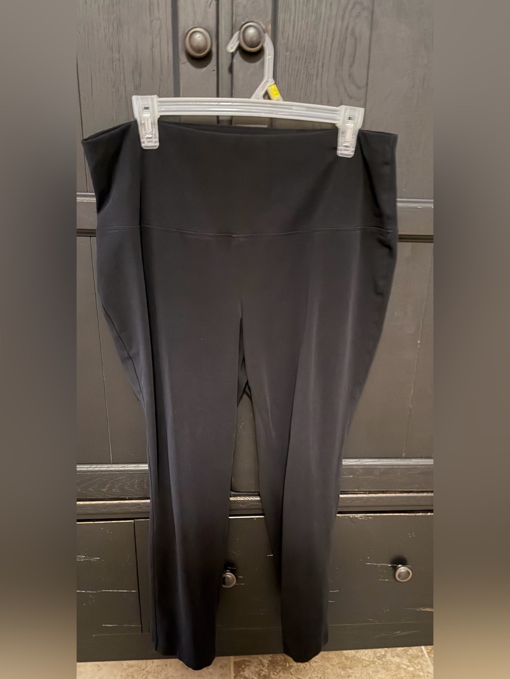 Chico's Black Ponte High-Waist Leggings